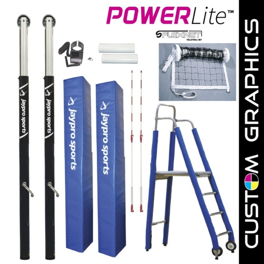 Powerlite Deluxe Volleyball System Package