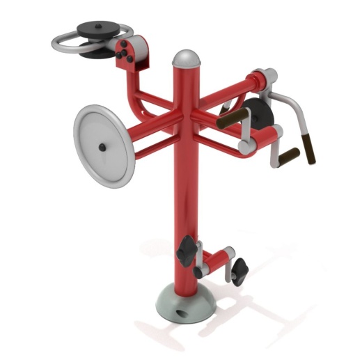 Accessible Quadruple Gym Station