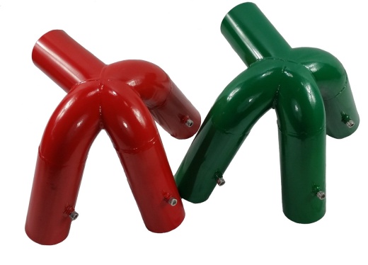 2 3/8" Heavy Duty 3 Leg End Frame Fitting