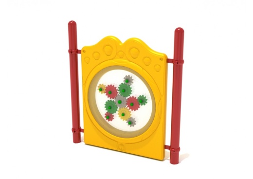 Freestanding Gear Activity Panel With Posts