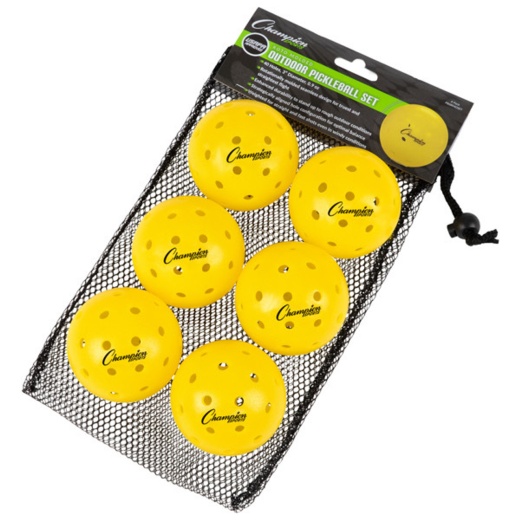 Roto Molded Outdoor Pickleball Set Of 6
