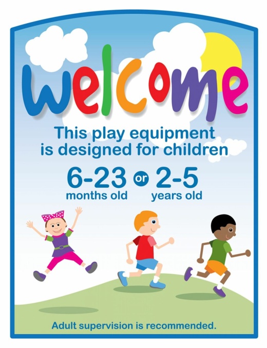 Welcome Sign 6-23 Month Or 2-5 Years Old