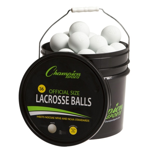 Lacrosse Ball Bucket - White