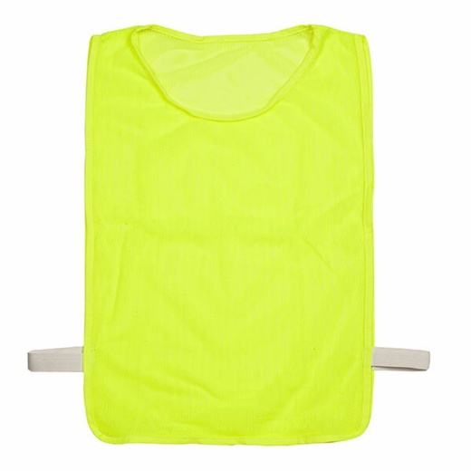 Deluxe Adult Mesh Pinnie - Neon Yellow