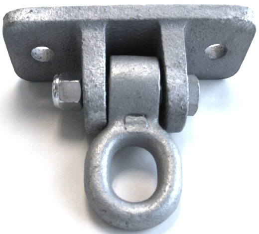 Wood Beam Ductile Iron Swing Hanger 2 Hole Plate