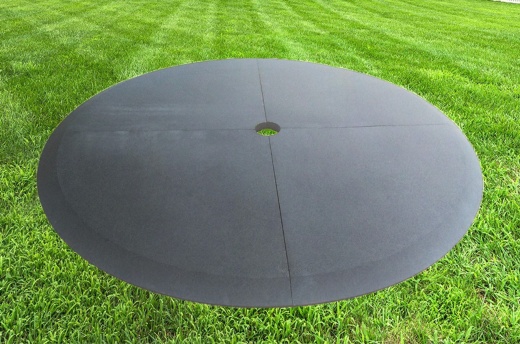 8' Circular Wear Mat - 4 Pieces