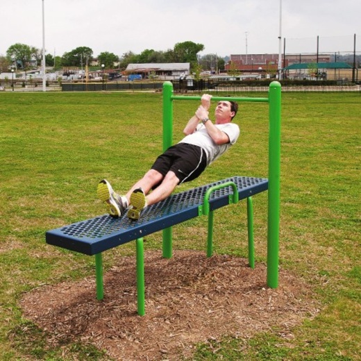 Horizonal Chin Up Outdoor Fitness Station