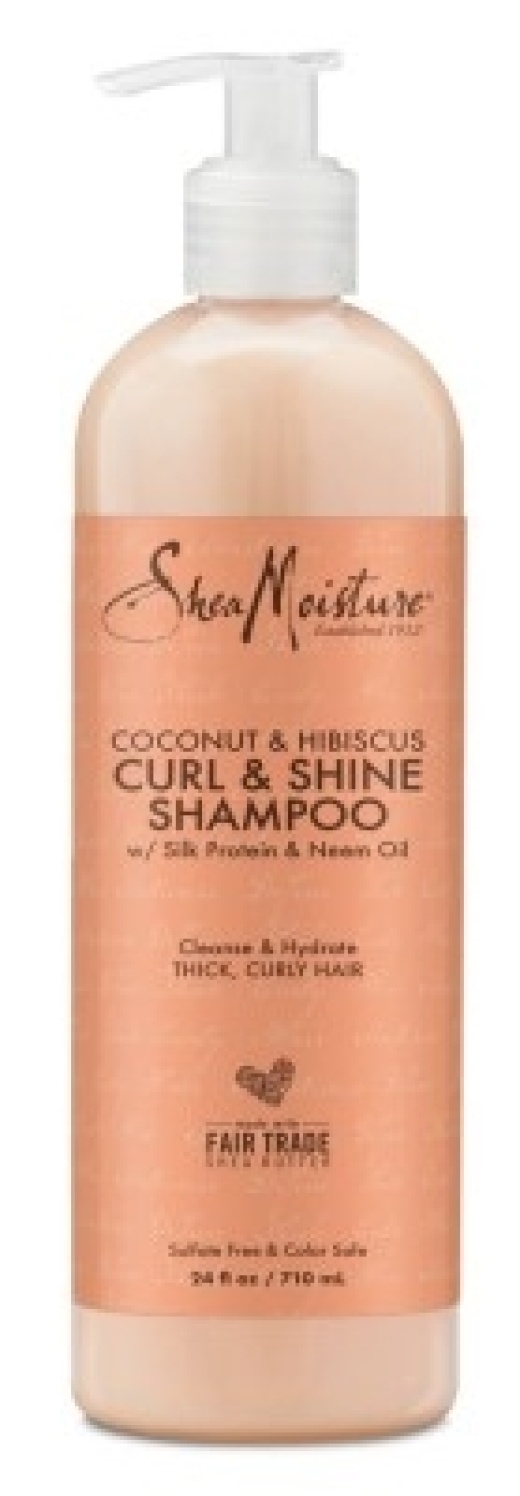 Bl Shea Moisture Coconut & Hibiscus Shampoo 24Oz Pump - Pack Of 3