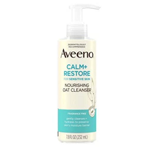 Aveeno Calm Restore Facial Cleanser Liquid 7.8Oz