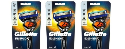 Bl Gillette Mens Proglide Razor + Cartridge - Pack Of 3