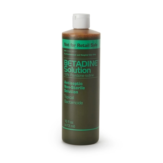 Skin Prep Solution Betadine® 16 Oz. Bottle 10% Strength Povidone-Iodine Nonsterile