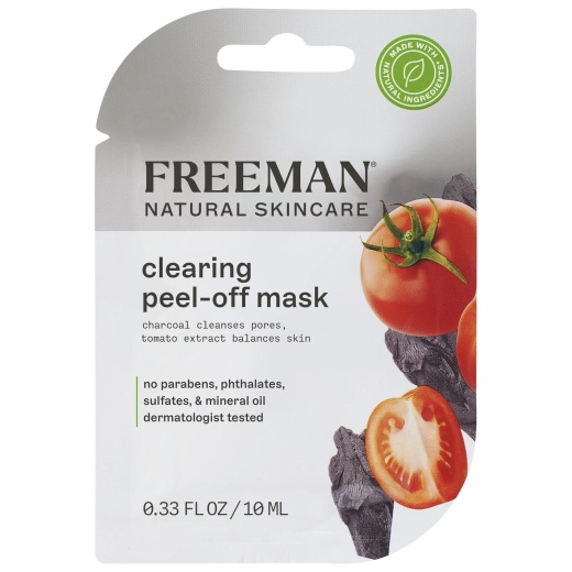Bl Freeman Natural Skincare Charcoal + Tomato Clearing Peel-Off Mask (6 Pack)