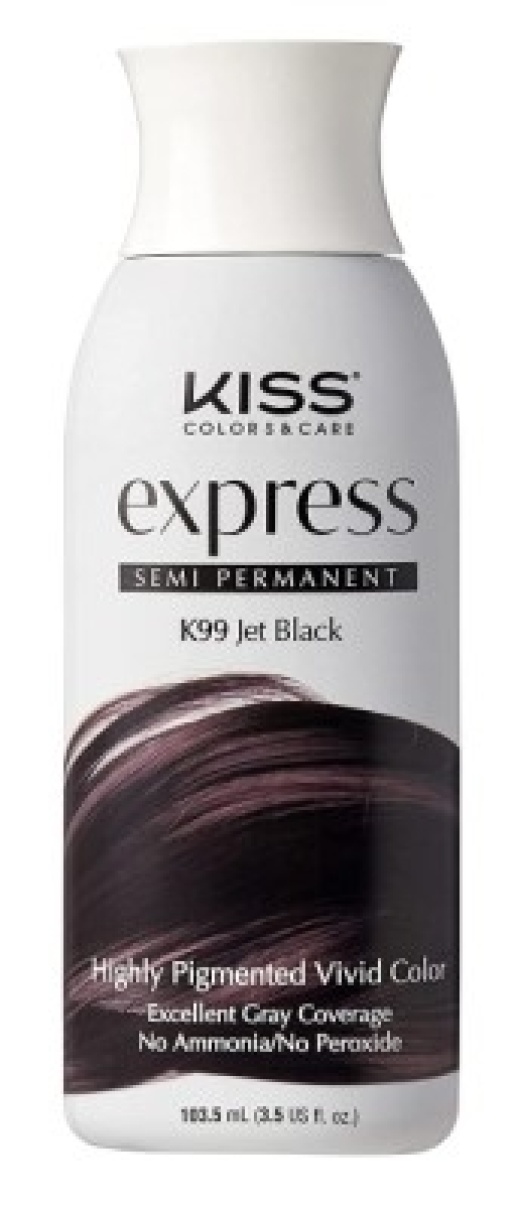 Bl Kiss Express Color #K99 Semi-Permanent Jet Black 3.5Oz - Pack Of 3