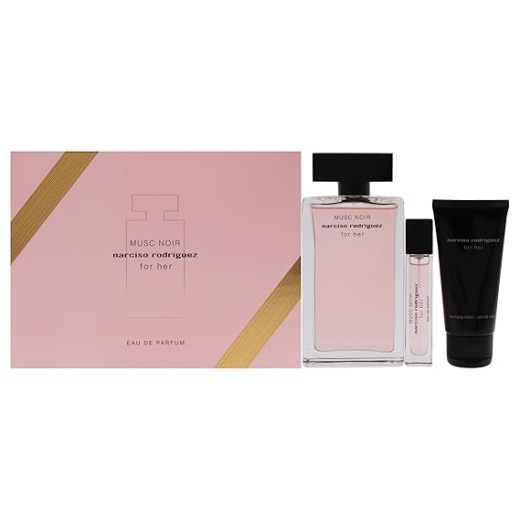 Cs Musc Noir For Her/Narciso Rodriguez Set (W) Musc Noir For Her Edp Spray 3.3 Oz Pure Musc Edp Spray 0.33 Oz