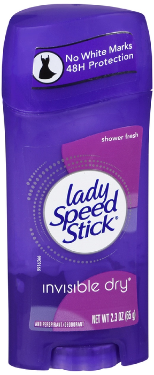 Lady Speed Stick Invisble Dry Shower Fresh Anti-Perspirant 2.3 Oz