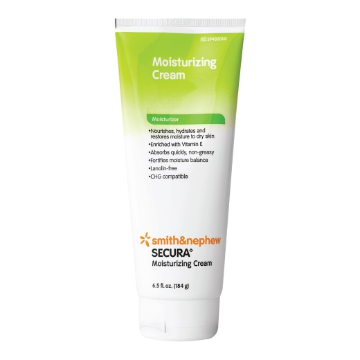 Hand And Body Moisturizer Secura™ 6.5 Oz. Tube Unscented Cream