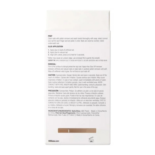 Bl Kiss Classy Nails 28 Count Long Length Pink - Pack Of 3