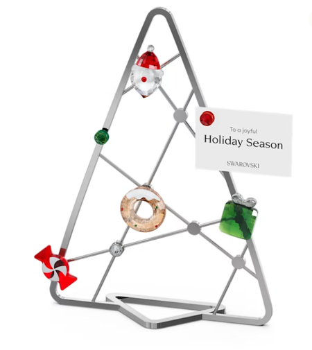 Swarovski Collections Holiday Cheers Tree With Magnets, Set Of 7
