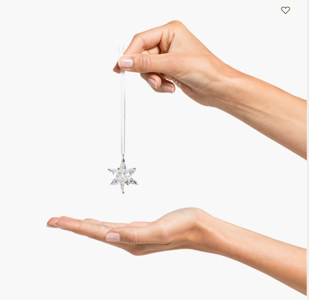 Swarovski Collection Star Ornament, Shimmer, Small