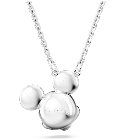 Swarovski Collections Disney Mickey Mouse Pendant White, Rhodium Plated