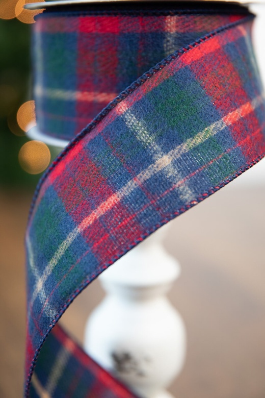 2.5” x 10 Yard Plaid Ribbon