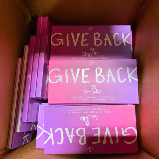 Bh Cosmetics Give Back Step Up 12 Color Shadow Palette (25 Pcs Lot)