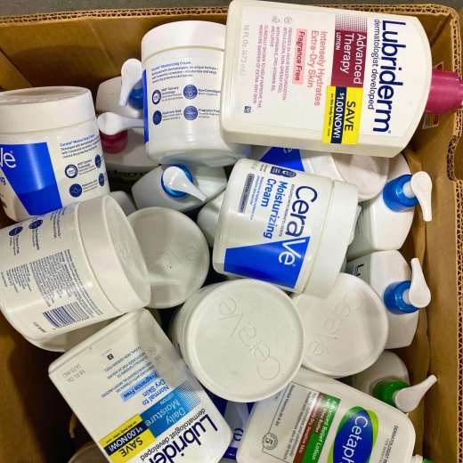 Lubriderm Cerave & Cetaphil Mix Includes Creams , Healing Ointments & Lotions (40 Pcs Lot)