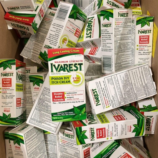 Ivarest Maximun Strength Poison Ivy Itch Cream 2Oz (50 Pcs Lot)