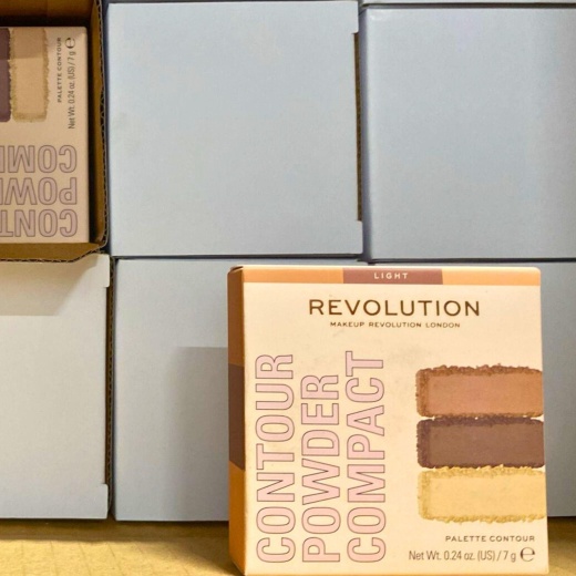 Revolution Contour Powder Compact Light Palette Contour 0.24Oz (30 Pcs Lot)