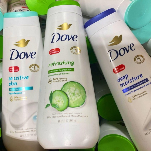 Dove 20Oz Assorted Mix Body Wash (50 Pcs Lot)