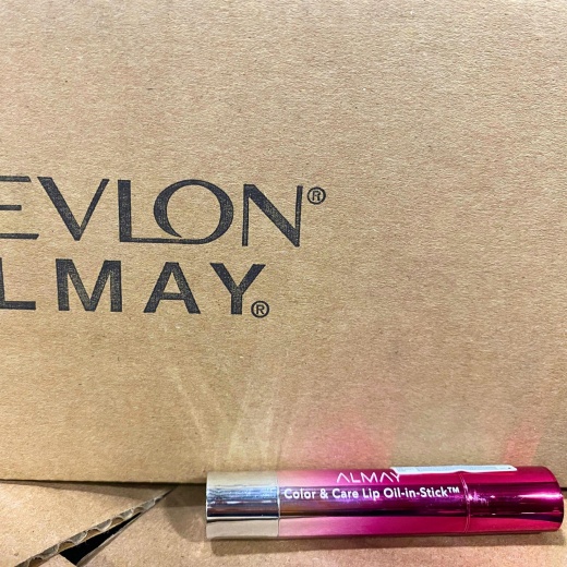 Almay Color & Care Lip Oil - In - Stick 130 Raspberry Rush 0.09Oz (50 Pcs Lot)