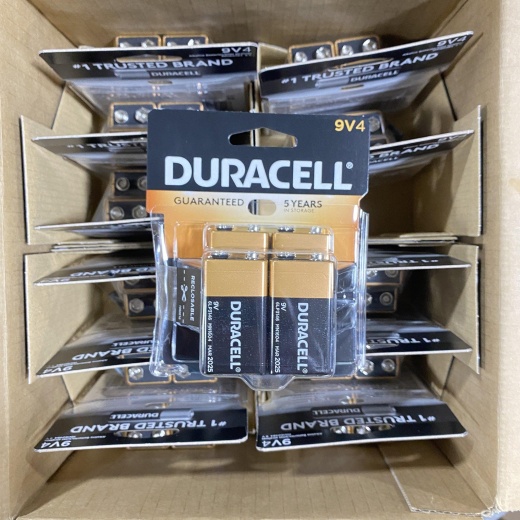 Duracell 9V4 Duracell Alkaline Batteries (12 Pcs Box)