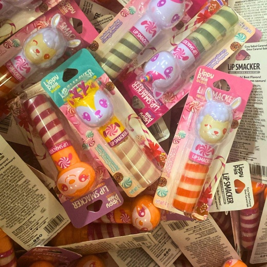 Lippy Pals Gloss Lip Smacker 0.14Oz Assorted Flavors (145 Pcs Lot)