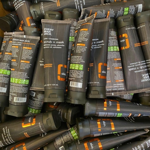 Every Man Jack 2 In 1 Charcoal Scrub + Mask 4.2Oz (50 Pcs Lot)