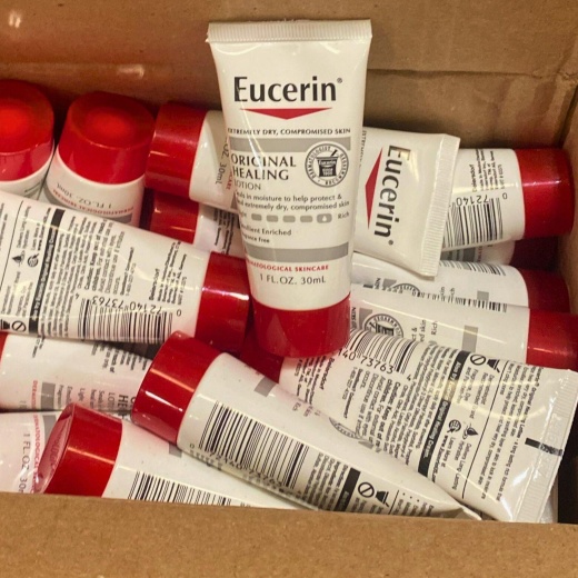 Eucerin Original Healing Emollient Enriched Lotion 1 Oz (72 Pcs Lot)