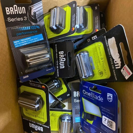 Shaver Refills Mix Includes Philips & Braun (20 Pcs Lot)