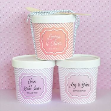Custom Mini Ice Cream Containers