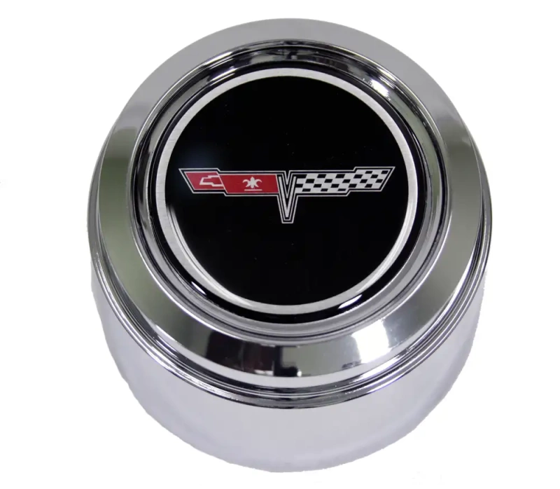 Camaro Wheel Center Cap Chrome With Emblem For Cars With Aluminum Wheels 1980-81