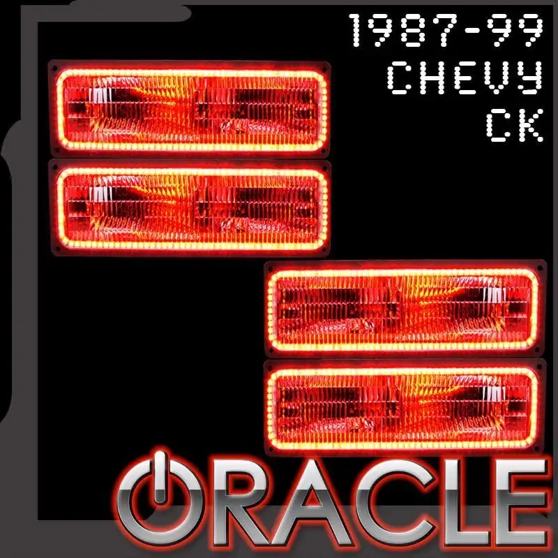 1987-1999 Ck Series Pickup Smd Blue Dual Halo Kit For Headlights (2274-002) By Oracle Lightingâ®