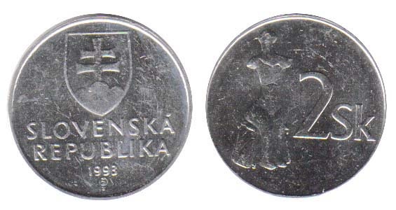 Slovak Republic Km13(U) 2 Koruny