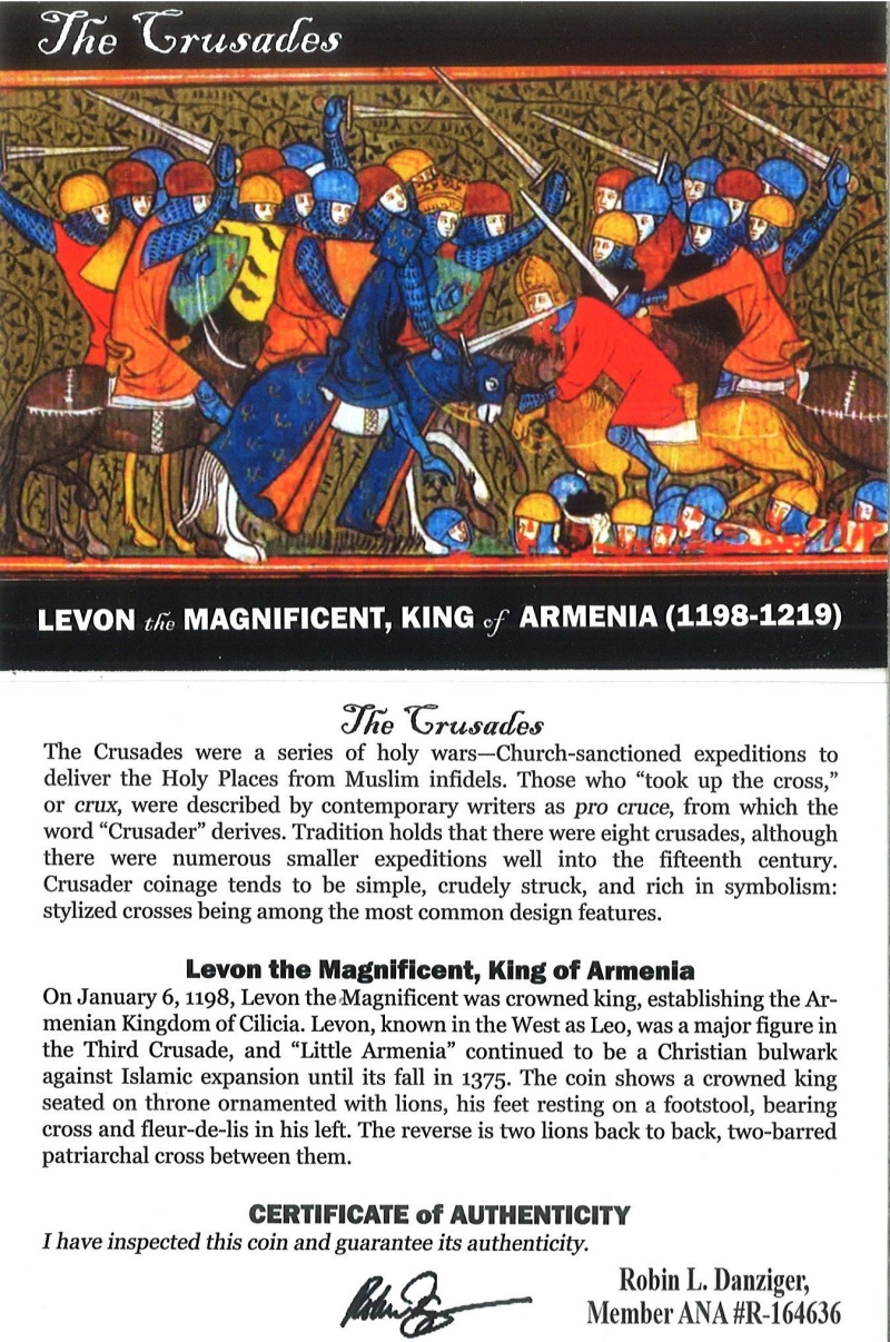 Crusades: Levon The Magnificent, King Of Armenia (Ngc)(Ng)