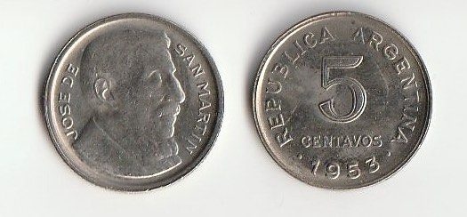 Argentina Km46a(C) 5 Centavos