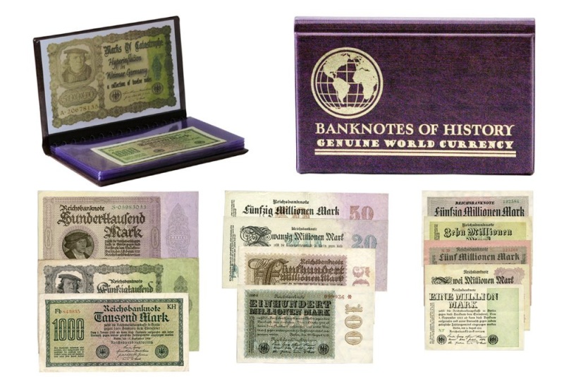 Hyperinflation In Weimar Germany, A Collection Of Twelve Notes