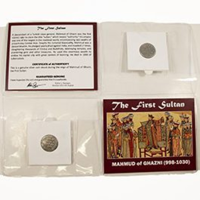 The First Sultan: Mid-Sized Album Of Silver Coin Of Mahmud Of Ghazni (998-1030) (Mid-Sized Album)