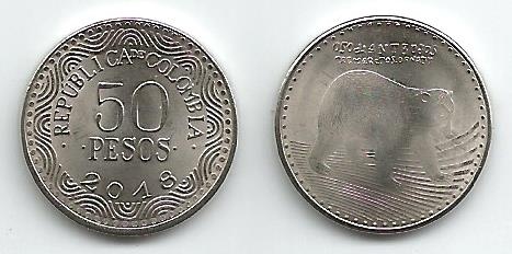 Colombia Km295(U) 50 Pesos