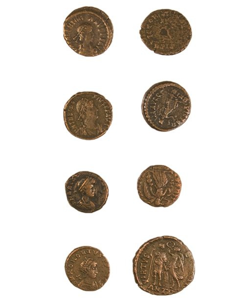 Fall Of Rome: Four “Ae4” Coins Of The Late Roman Empire (Album)