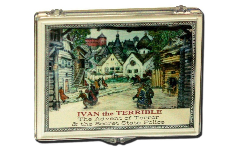 Ivan The Terrible, Silver Kopek Coin (Clear Box)