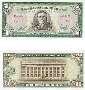 Chile P140(U) 50 Escudos