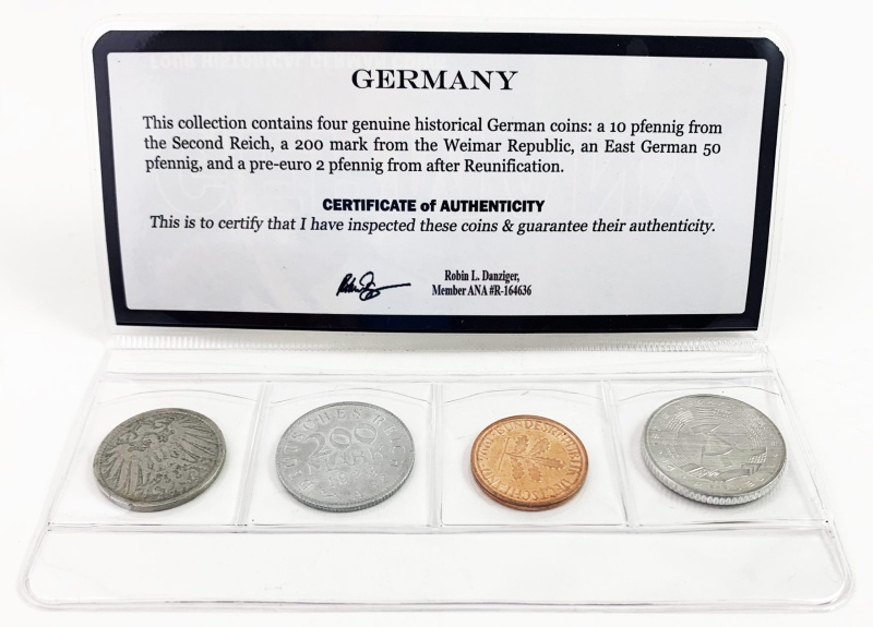 Germany: Four Historical German Coins (Mini)
