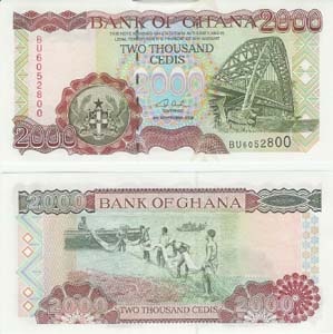 Ghana P33(U) 2,000 Cedis